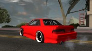 Nissan Silvia S13 Drift для GTA San Andreas миниатюра 5