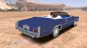 Cadillac Fleetwood Eldorado 76 (Convertible) para GTA San Andreas miniatura 2