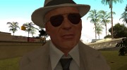 Jimmys White Long Coat from Mafia II для GTA San Andreas миниатюра 1