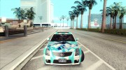 Cadillac CTS-V Sedan 2009 - Miku Hatsune Itasha для GTA San Andreas миниатюра 5
