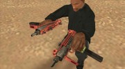 Micro Uzi Grunge для GTA San Andreas миниатюра 3