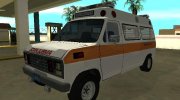 Ford Econoline E-250 1986 ambulance para GTA San Andreas miniatura 1