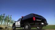 Chevrolet Tahoe 1998 Sheriff Los Santos para GTA San Andreas miniatura 4