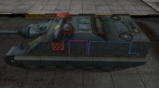 Контурные зоны пробития AMX-50 Foch (155) for World Of Tanks miniature 2