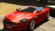 Aston Martin DB9 Volante для GTA 4 миниатюра 1