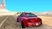 Bentley Continental Supersports для GTA San Andreas миниатюра 3