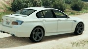 BMW M5 Police Version 0.1 for GTA 5 miniature 3
