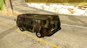UAZ Serbian Military Vehicle para GTA San Andreas miniatura 3