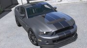 Ford Shelby GT500 for GTA 5 miniature 1