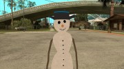 Снеговик para GTA San Andreas miniatura 1