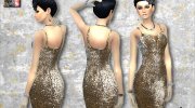 Sansilvestro Dresses para Sims 4 miniatura 3