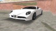 Alfa Romeo 8C Competizione TT Black Revel for GTA Vice City miniature 3