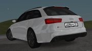 Audi RS6 Avant para GTA San Andreas miniatura 11