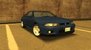 1998 Nissan Skyline GT-R R33 для GTA San Andreas миниатюра 1