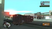 Red BNSF Boxcar для GTA San Andreas миниатюра 2