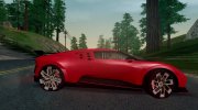 2020 Bugatti Centodieci для GTA San Andreas миниатюра 3