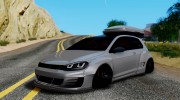 Volkswagen Golf R Pandem Rocket Bunny для GTA San Andreas миниатюра 1