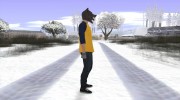 Skin HD GTA Online в маске волка v3 para GTA San Andreas miniatura 3