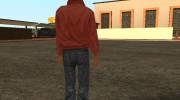 Vitos Red Renegade Jacket from Mafia II для GTA San Andreas миниатюра 4