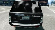 Range Rover Supercharged v1.0 для GTA 4 миниатюра 4