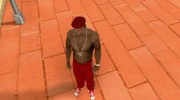 Red Chucks Convers Allstar для GTA San Andreas миниатюра 5