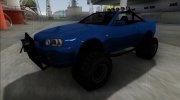 Nissan Skyline R34 Cabrio Off Road для GTA San Andreas миниатюра 1