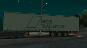 Прицеп  DFDS Transport para GTA San Andreas miniatura 1