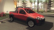 Fiat Strada Locker 2013 для GTA San Andreas миниатюра 1