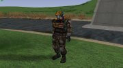 Член группировки Эскадрон Смерти в экзоскелете без сервоприводов из S.T.A.L.K.E.R для GTA San Andreas миниатюра 5