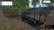 КамАЗ-44118 Лесовоз с автопогрузкой для Farming Simulator 2015 миниатюра 7