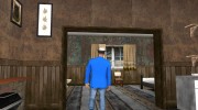 Skin HD GTA V Online парень в синем для GTA San Andreas миниатюра 6