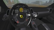 Ferrari 458 Italia TT Black Revel для GTA San Andreas миниатюра 6