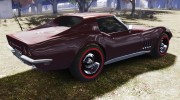 Chevrolet Corvette Stringray 1969 v1.0 для GTA 4 миниатюра 5