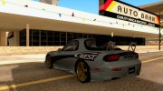 RX7 cWest Tokyo Drift v2.0 for GTA San Andreas miniature 3