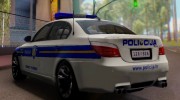 BMW M5 - Croatian Police Car for GTA San Andreas miniature 9