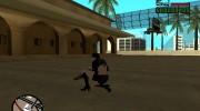 Джилл в короткой чёрной одежде para GTA San Andreas miniatura 3