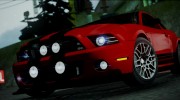 Ford Mustang Shelby GT500 2013 v1.0 для GTA San Andreas миниатюра 12