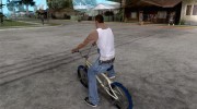 Zero's BMX BLUE tires para GTA San Andreas miniatura 3