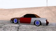 Nissan Silvia S13 Drift для GTA San Andreas миниатюра 4