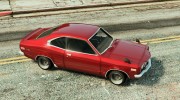 1973 Mazda RX-3 для GTA 5 миниатюра 5