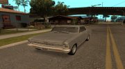 Chevrolet Chevy Nova II SS 1966 для GTA San Andreas миниатюра 2