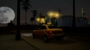 Kia Rio Taxi для GTA San Andreas миниатюра 4