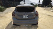 Ford Focus ST (C346) 2013 for GTA 5 miniature 7