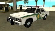 Ford LTD Crown Victoria 1991 Miami Dade Metro Police para GTA San Andreas miniatura 1