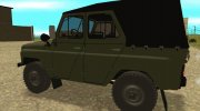 УАЗ-469 Военный для GTA San Andreas миниатюра 3