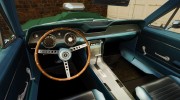 Ford Mustang 1967 для GTA 4 миниатюра 5