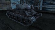 шкурка для Т-34-85 ржавый ветеран для World Of Tanks миниатюра 5