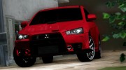 Mitsubishi Lancer Evo X for GTA San Andreas miniature 3