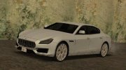 2018 Maserati Quattroporte (Low Poly) для GTA San Andreas миниатюра 1