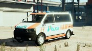 VW T5 Swiss - GE Police for GTA 5 miniature 1